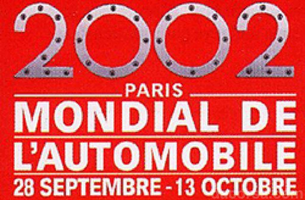 Event Poster for Mondial de l'automobile de Paris 2002