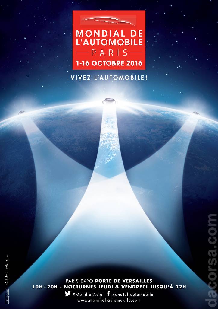 Event Poster for Mondial de l'automobile de Paris 2016