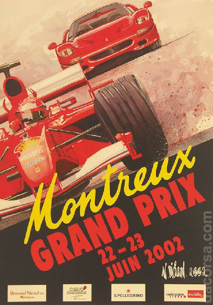 Event Poster for Montreux Grand Prix 2002