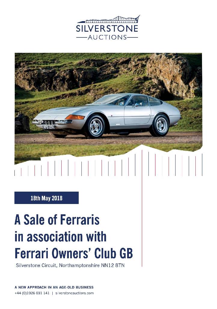 Event Poster for A Sale of Ferraris 2018