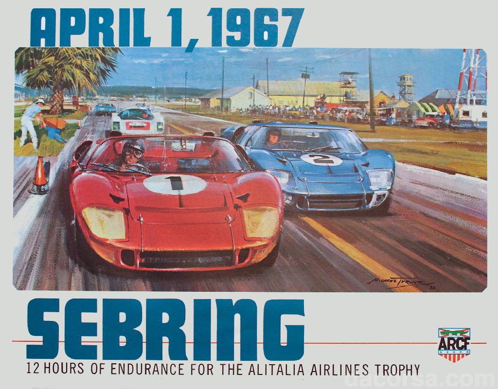 Event Poster for 12 Hours of Sebring 1967