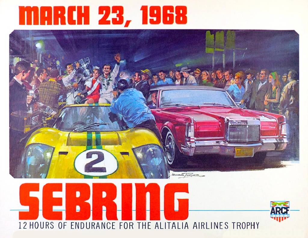 Event Poster for 12 Hours of Sebring 1968