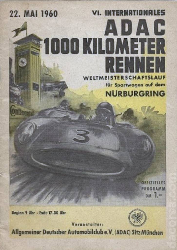 Image representing ADAC 1000km Rennen N&uuml;rburgring 1960