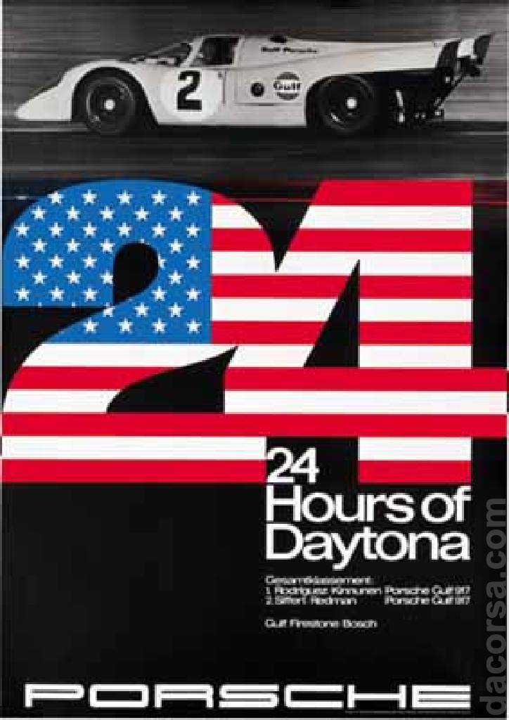 Event Poster for 24 Hours of Daytona 1970