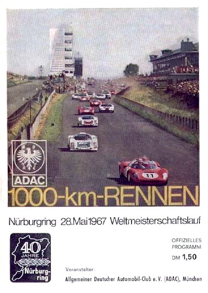 Image representing ADAC 1000km Rennen N&uuml;rburgring 1967