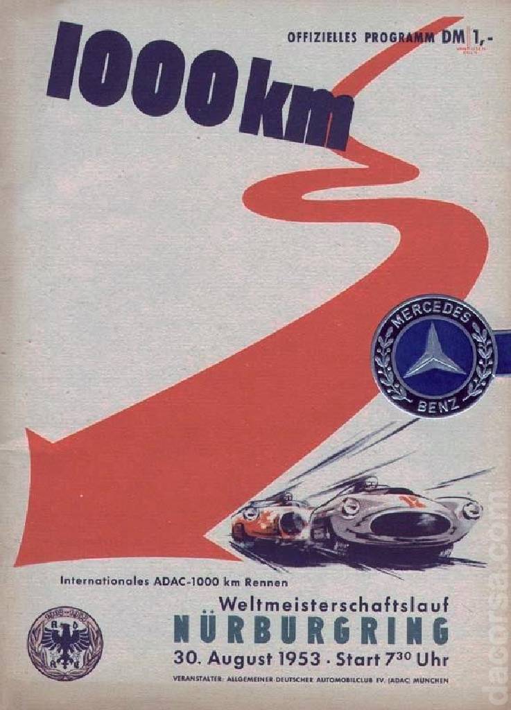 Image representing ADAC 1000km Rennen N&uuml;rburgring 1953