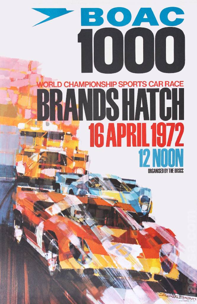 Event Poster for BOAC 1000km 1972