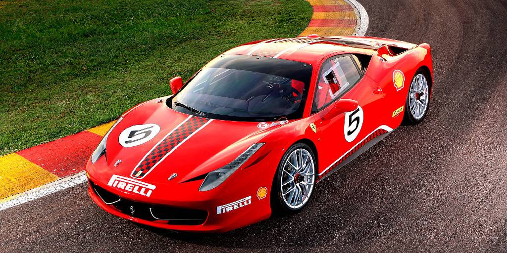 header image for Ferrari 458 Challenge registry