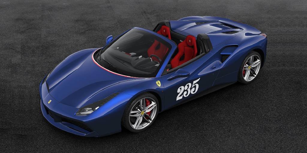 header image for Ferrari 488 Spider '70 anni' registry