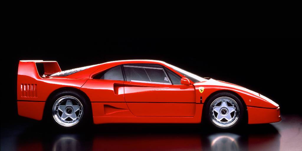 header image for Ferrari F40 registry