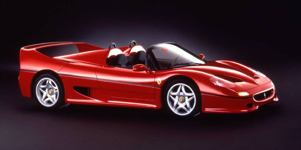 header image for Ferrari F50 registry