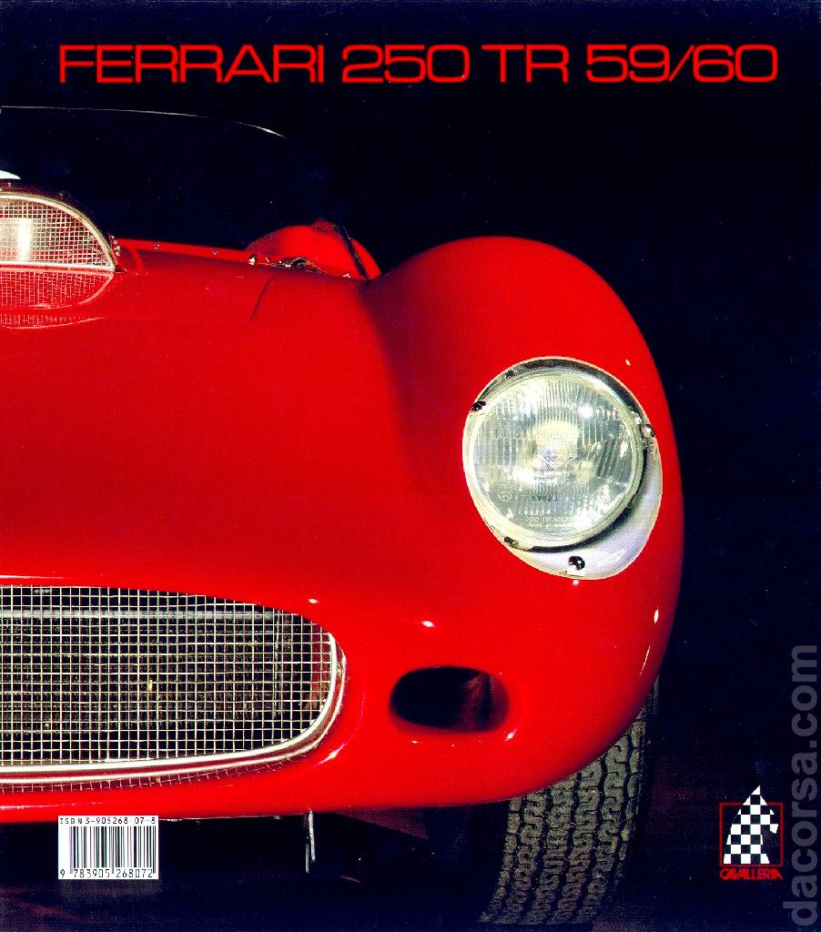 Backcover of Ferrari 250 TR 59/60 issue 8, Cavalleria Series