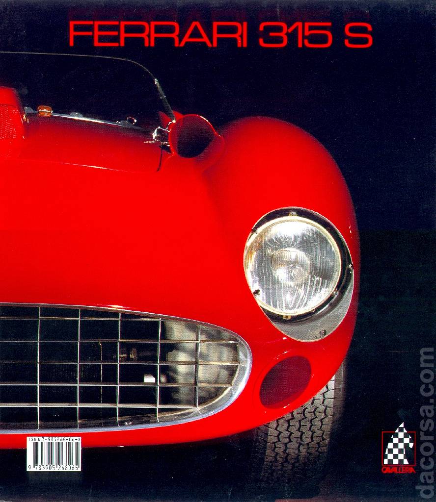 Backcover of Ferrari 315 S issue 7, Cavalleria Series