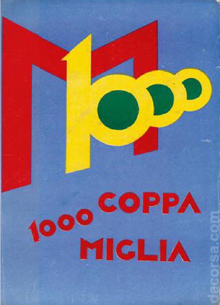 Poster of IV Coppa delle Mille Miglia, Italy, 16 - 17 April 1930