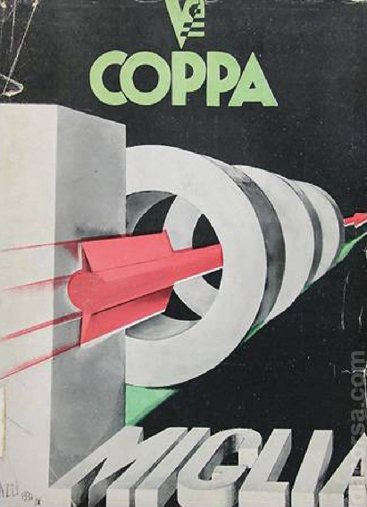 Poster of V Coppa delle Mille Miglia, Italy, 11 - 12 April 1931