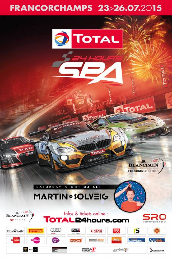 Poster of Total 24 Hours of Spa - Test Day 2015, Blancpain GT Series, Belgium, 24 June 2015