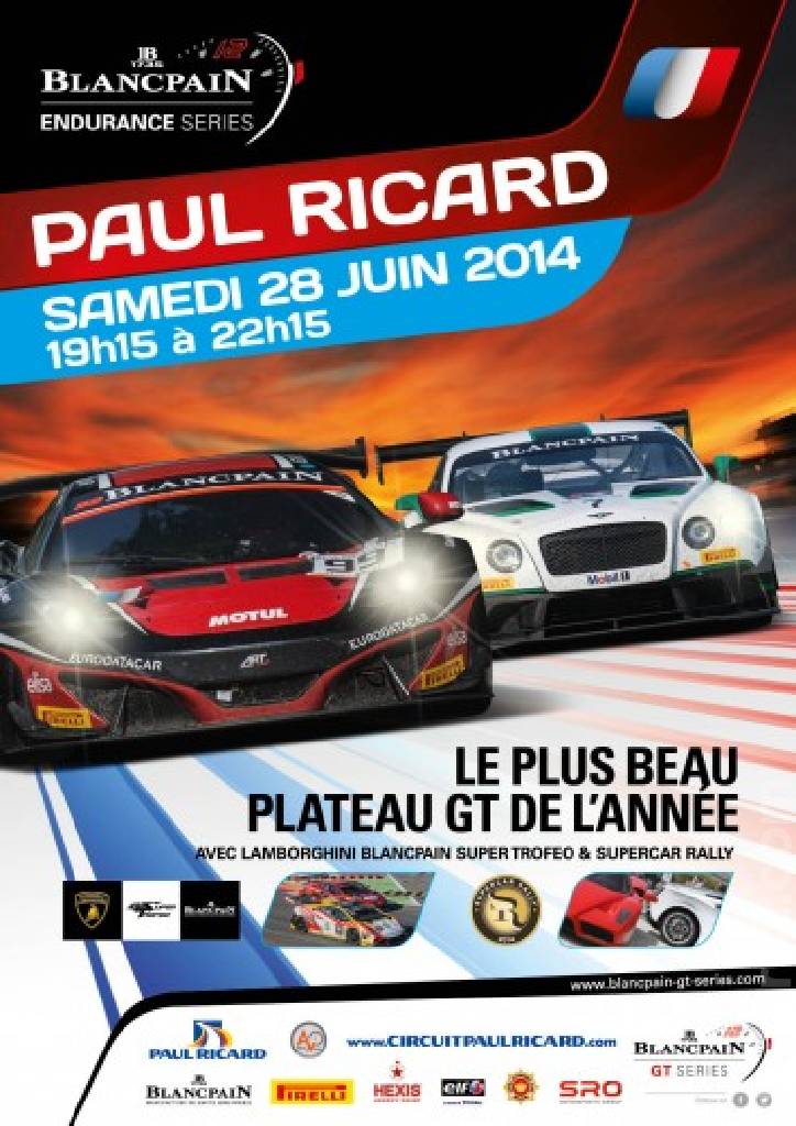 Poster of Blancpain Endurance Series - Paul Ricard 2014, Blancpain GT Series, France, 28 - 29 June 2014