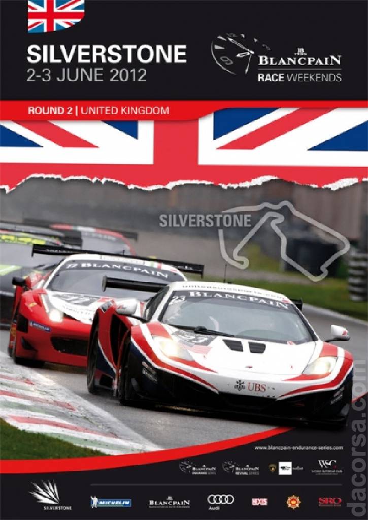 Poster of Blancpain Endurance Series Silverstone 2012, Blancpain GT Series round 02, United Kingdom, 2 - 3 June 2012