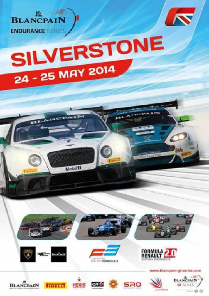 Poster of Blancpain Endurance Series - Silverstone 2014, Blancpain GT Series, United Kingdom, 24 - 25 May 2014