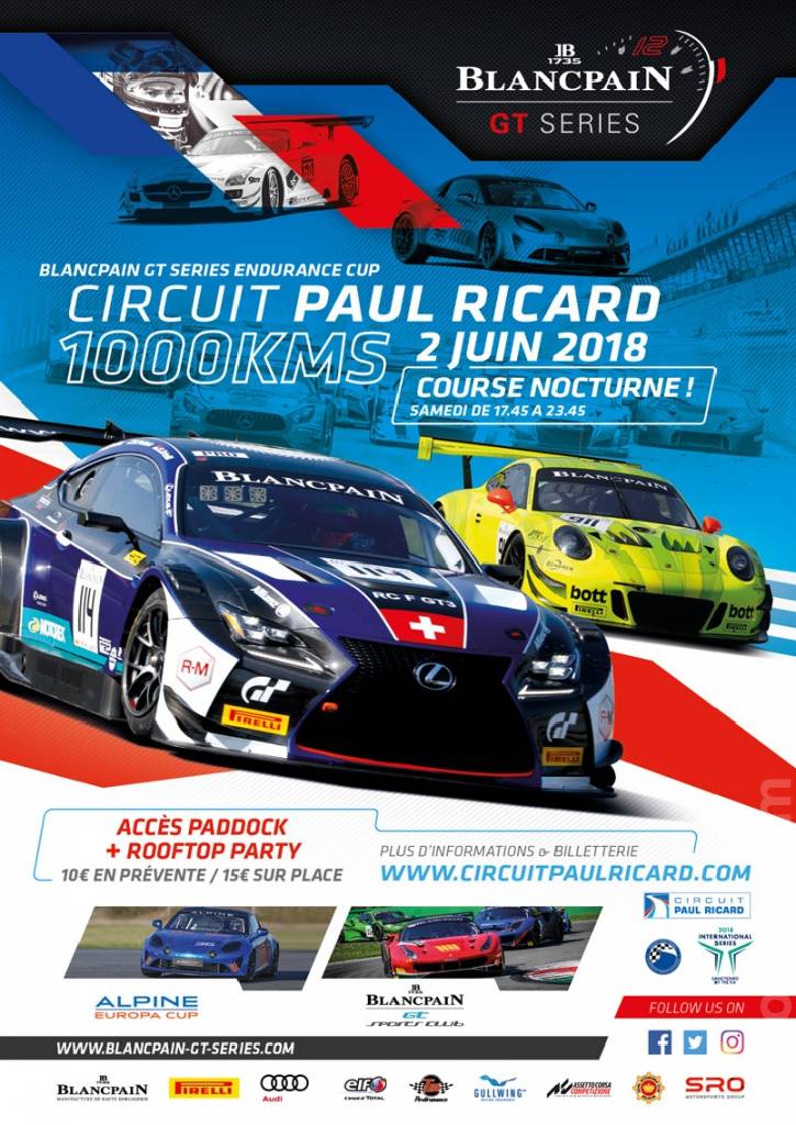 Poster of Blancpain GT Series Endurance Cup Le Castellet 2018, France, 1 - 2 June 2018