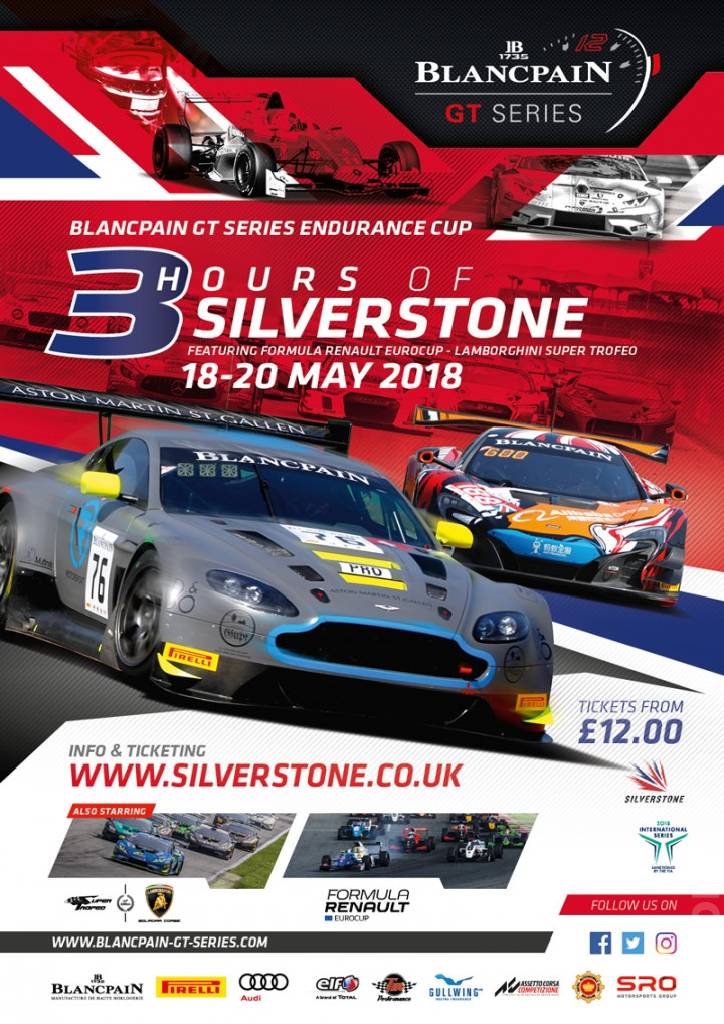 Poster of Blancpain GT Series Endurance Cup Silverstone 2018, United Kingdom, 18 - 20 May 2018
