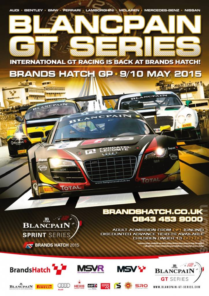 Poster of Blancpain GT Series Sprint Cup Brands Hatch 2015, United Kingdom, 9 - 10 May 2015