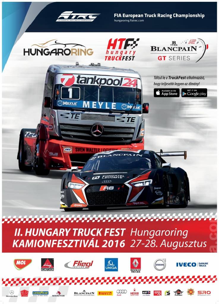 Poster of Blancpain GT Series Sprint Cup Hungaroring 2016, Hungary, 26 - 28 August 2016