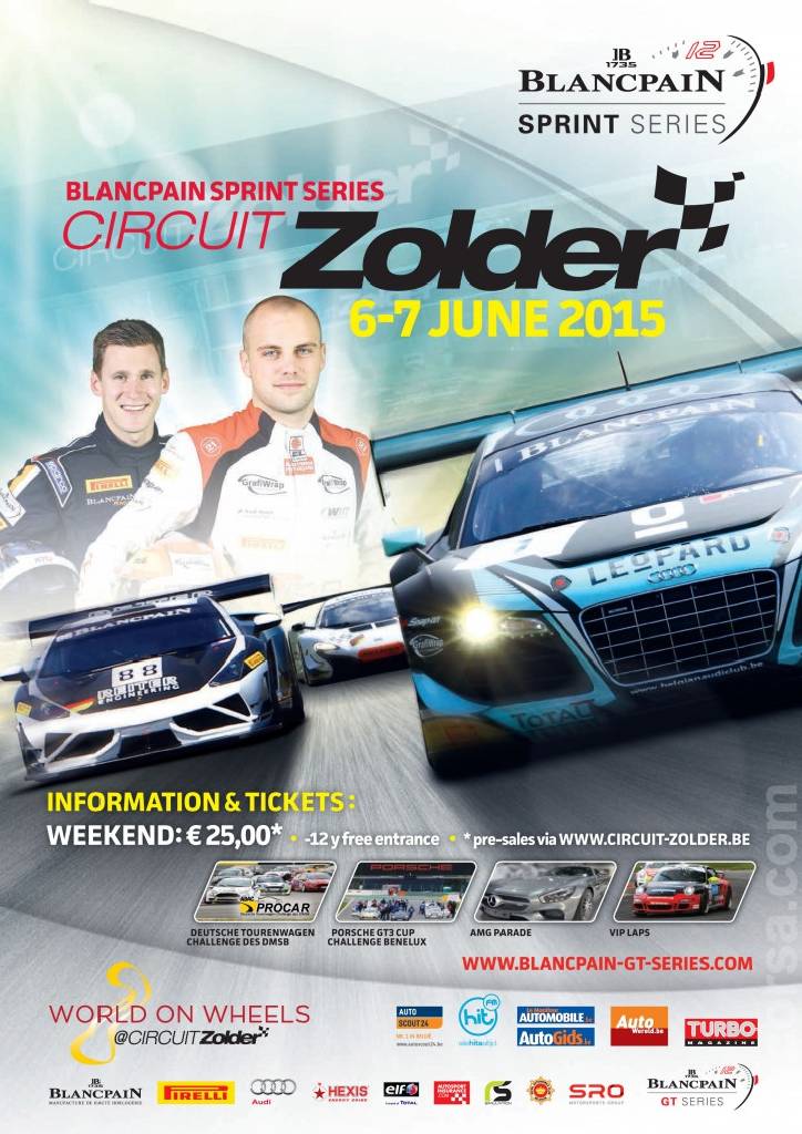 Poster of Blancpain GT Series Sprint Cup Zolder 2015, Belgium, 5 - 7 June 2015