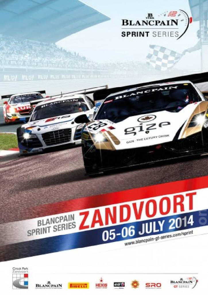 Poster of Zandvoort Masters 2014, Blancpain GT Series, Netherlands, 4 - 6 July 2014