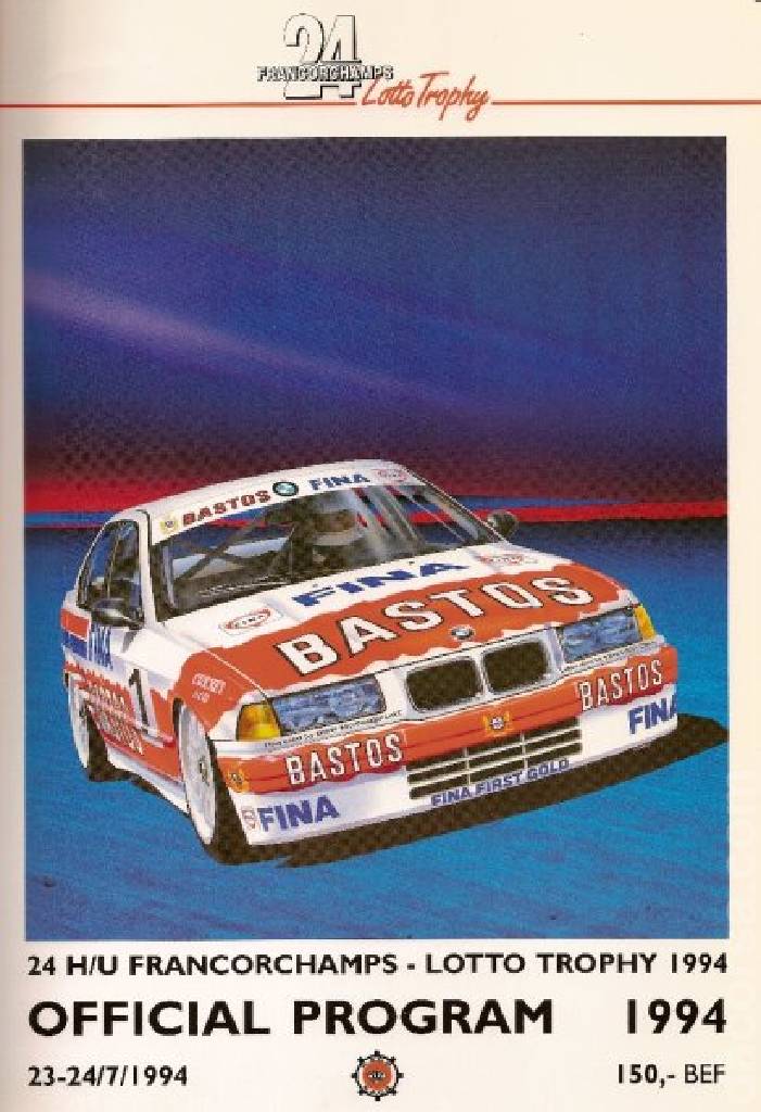 Poster of 4 Hours of Spa 1994, BPR Global GT Series round 06, Belgium, 22 July 1994