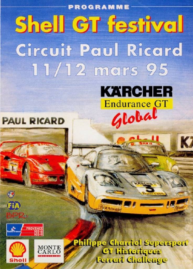 Poster of Karcher Endurance GT 1995, BPR Global GT Series round 02, France, 11 - 12 March 1995