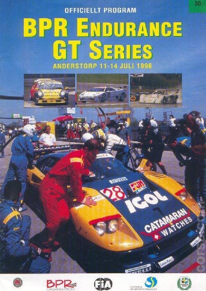 Image representing Karcher 4 Hours of Anderstorp 1996, BPR Global GT Series round 06, Sweden, 11 - 14 July 1996