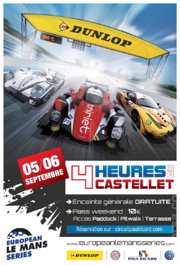 Poster of 4 Hours of Le Castellet 2015, European Le Mans Series round 04, France, 5 - 16 September 2015
