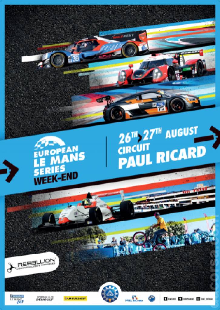 Poster of 4 Hours of Le Castellet 2017, European Le Mans Series round 04, France, 27 - 28 August 2017