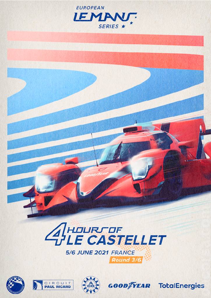 Poster of 4 Hours of Le Castellet 2021, European Le Mans Series round 04, France, 28 - 29 August 2021