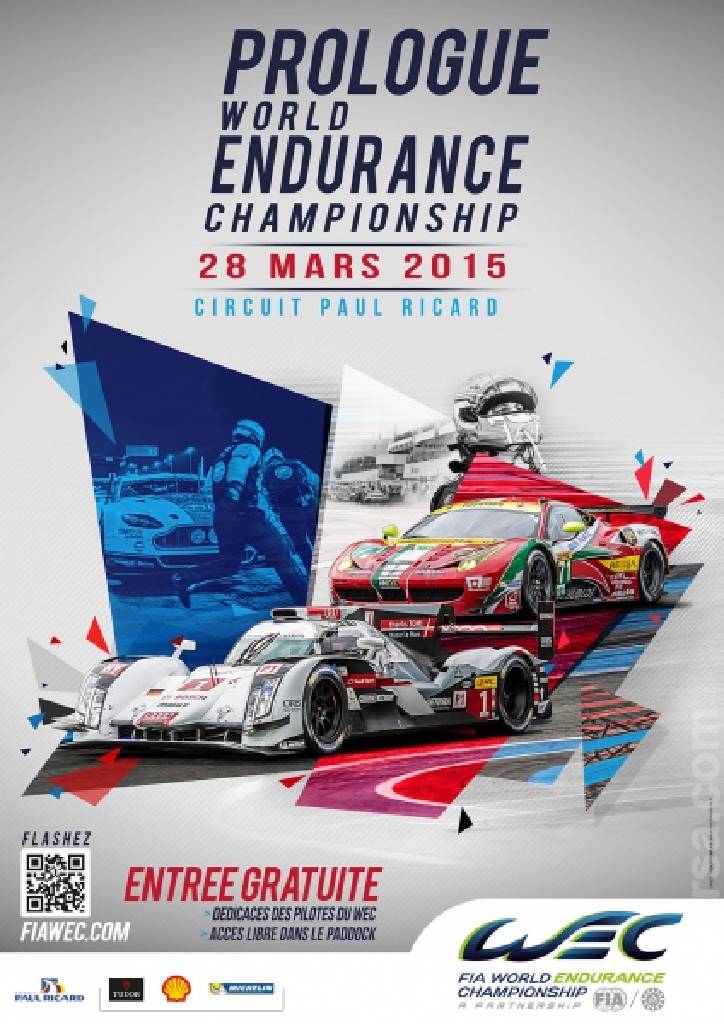 Poster of European Le Mans Series - Official Test Days 2015, France, 23 - 24 March 2015