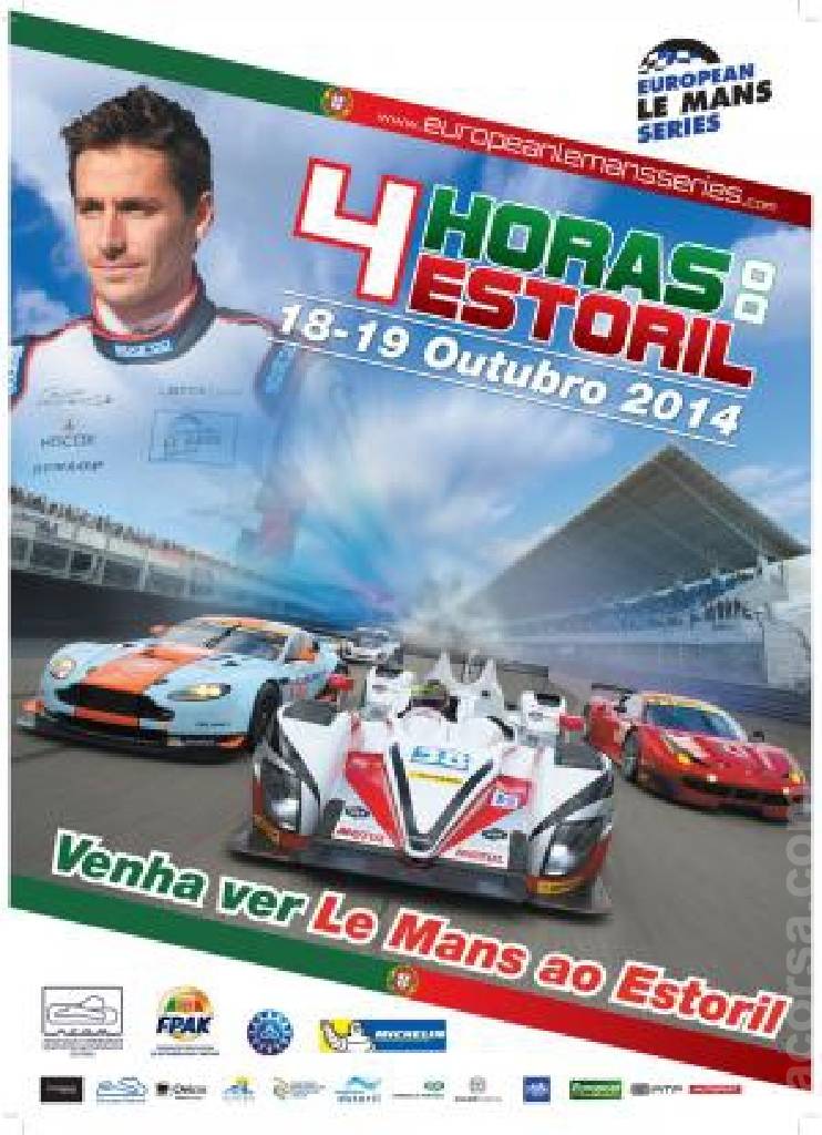 Poster of European Le Mans Series | Estoril 2014, Portugal, 18 - 19 October 2014