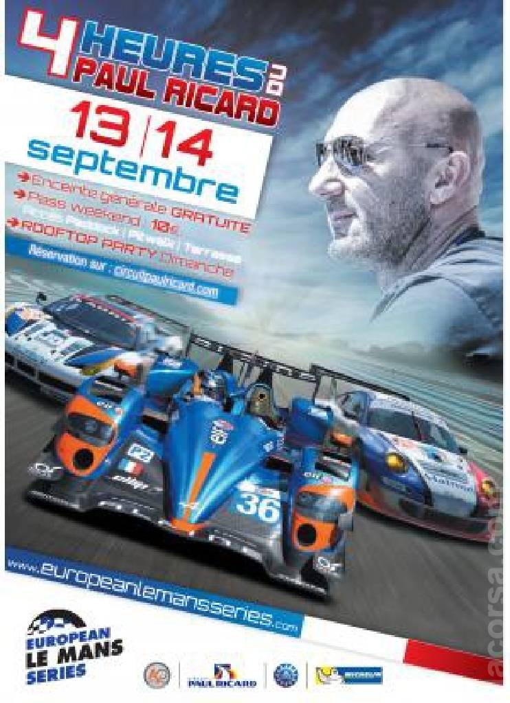 Poster of European Le Mans Series - Paul Ricard 2014, France, 13 - 14 September 2014