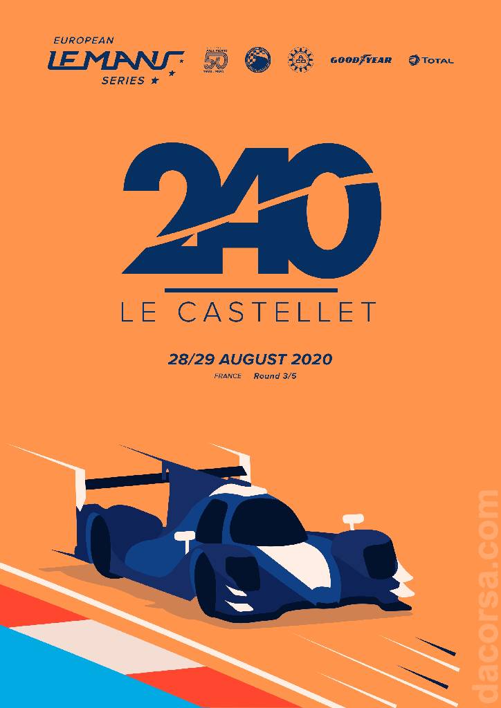 Poster of Le Castellet 240 2020, European Le Mans Series round 03, France, 29 August 2020