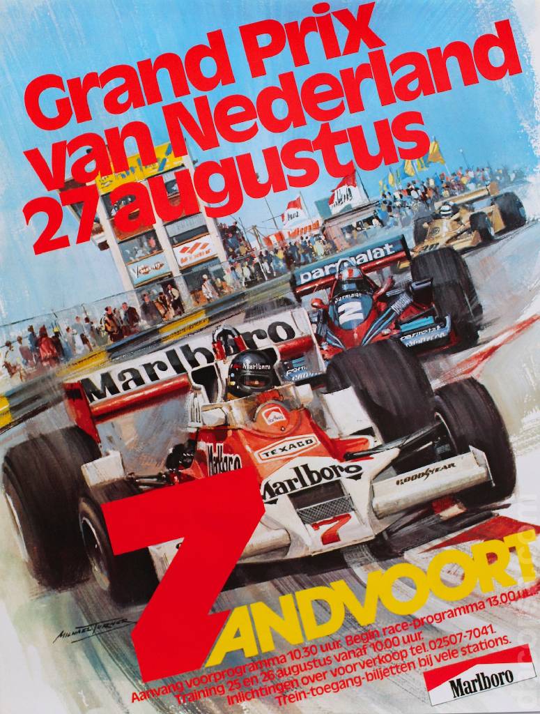 Poster of 27. Grote Prijs van Nederland, FIA Formula One World Championship round 13, Netherlands, 25 - 27 August 1978