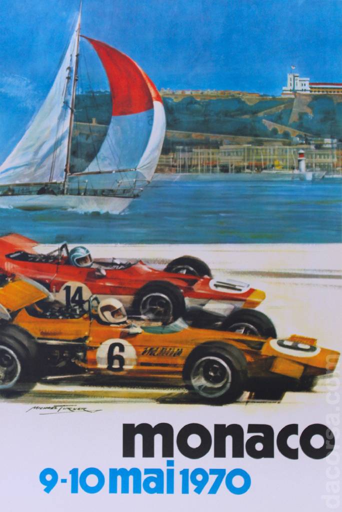 Poster of 28. Monaco Grand Prix, FIA Formula One World Championship round 03, Monaco, 9 - 10 May 1970