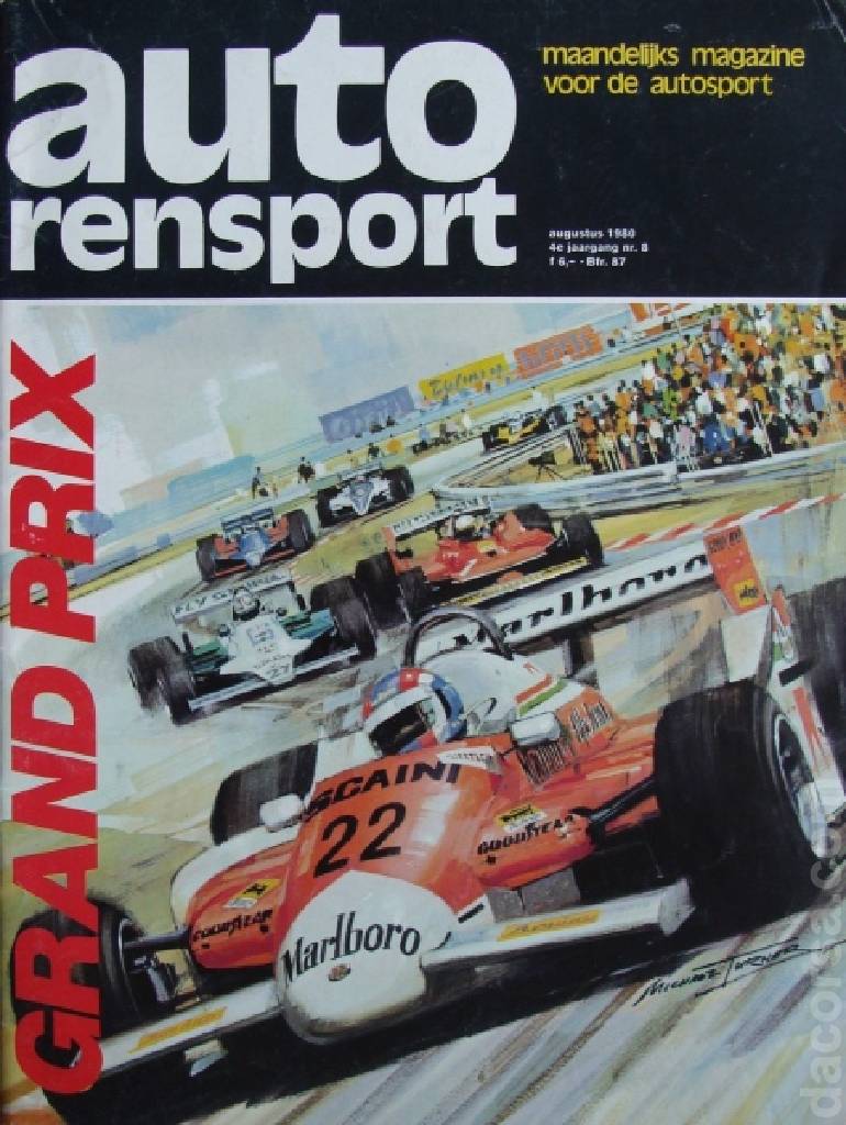 Poster of 29. Grote Prijs van Nederland, FIA Formula One World Championship round 11, Netherlands, 29 - 31 August 1980