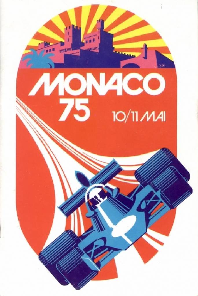 Poster of 33. Grand Prix de Monaco, FIA Formula One World Championship round 05, Monaco, 10 - 11 May 1975