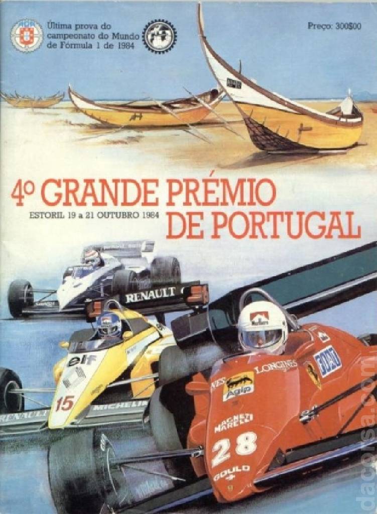 Poster of 4. Grande Premio de Portugal, FIA Formula One World Championship round 16, Portugal, 19 - 21 October 1984