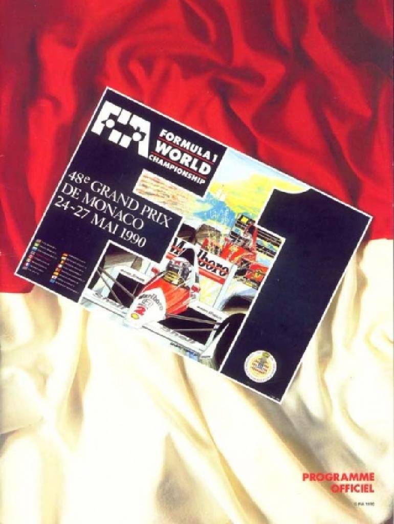 Poster of 48. Grand Prix de Monaco, FIA Formula One World Championship round 04, Monaco, 24 - 27 May 1990