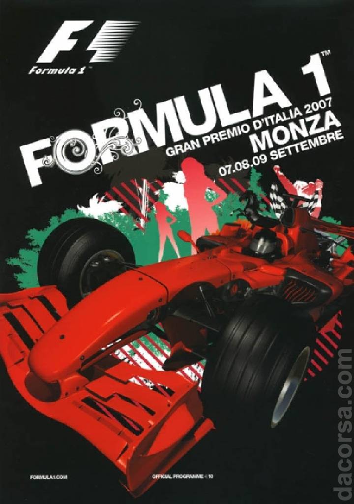 Image representing 78. Gran Premio d´Italia, FIA Formula One World Championship round 13, Italy, 7 - 9 September 2007