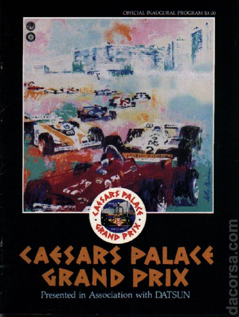 Poster of Caesars Palace Grand Prix 1981, FIA Formula One World Championship round 15, United States, 17 October 1981