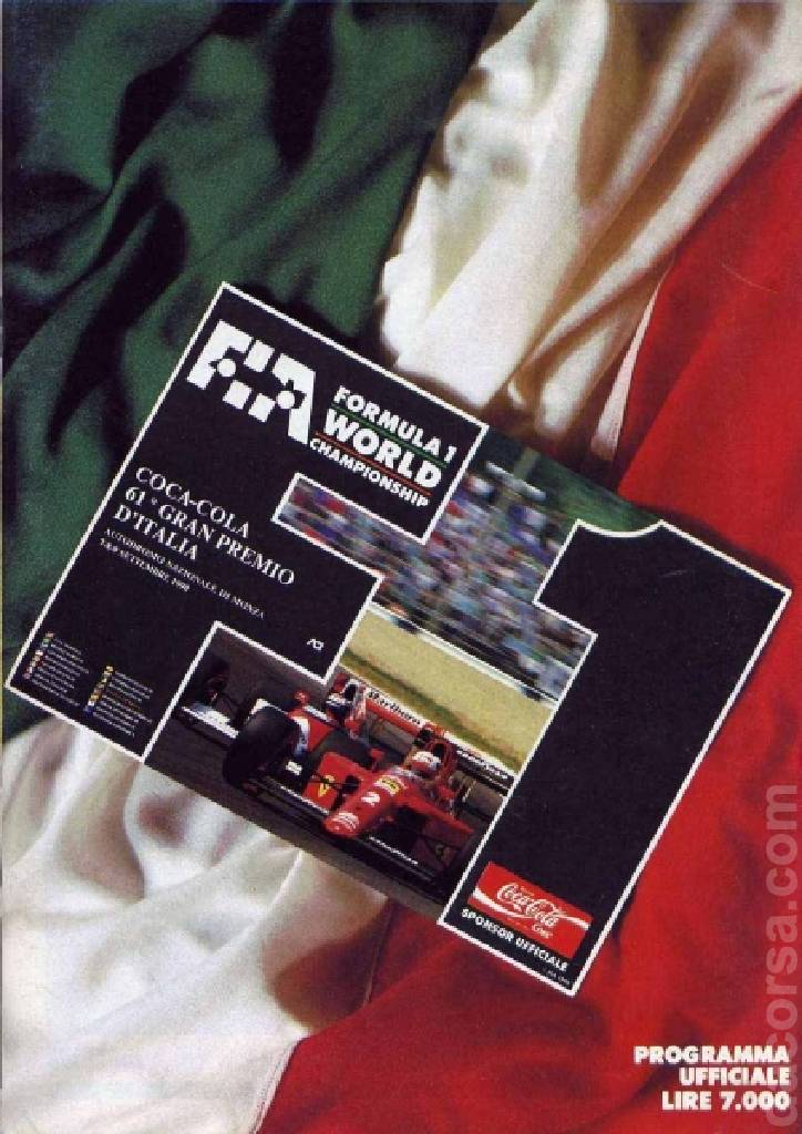 Poster of Coca Cola 61. Gran Premio d'Italia 1990, FIA Formula One World Championship round 12, Italy, 7 - 9 September 1990