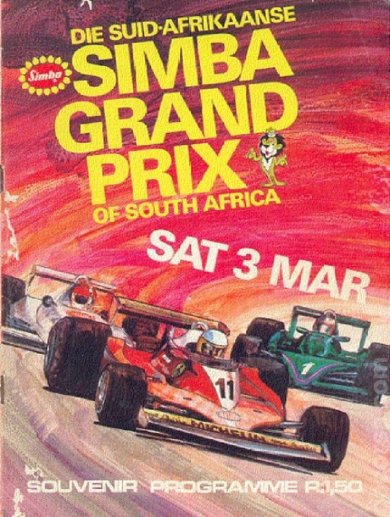 Poster of Die Suid-Afrikaanse Simba Grand Prix  1979, FIA Formula One World Championship round 03, South Africa, 3 March 1979