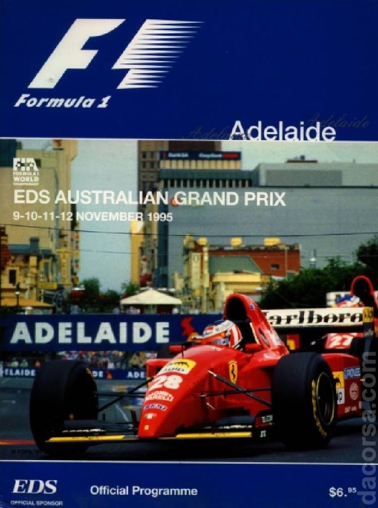 Poster of EDS Australian Grand Prix 1995, FIA Formula One World Championship round 17, Australia, 9 - 12 November 1995